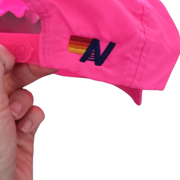 Aviator Nation Signature Vintage Nylon Trucker Hat Venice, CA Patch NEW - Picture 3 of 8